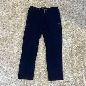Yola Skinny Scrub Pants Navy